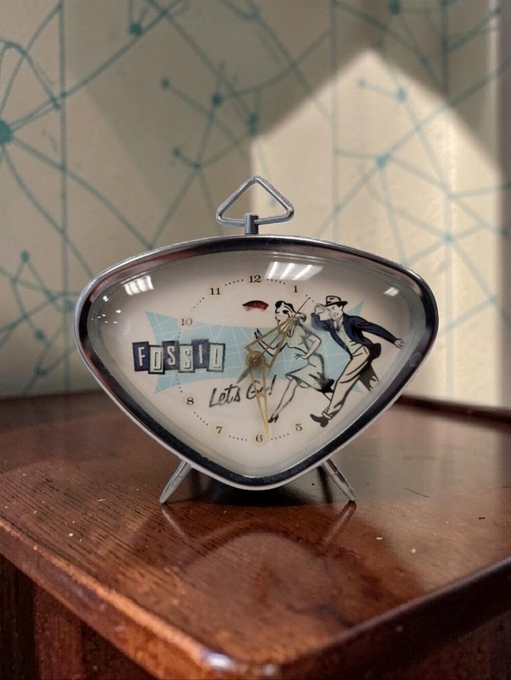 Fossil Let's Go Alarm Clock Branded Watch Company Collectible Brand